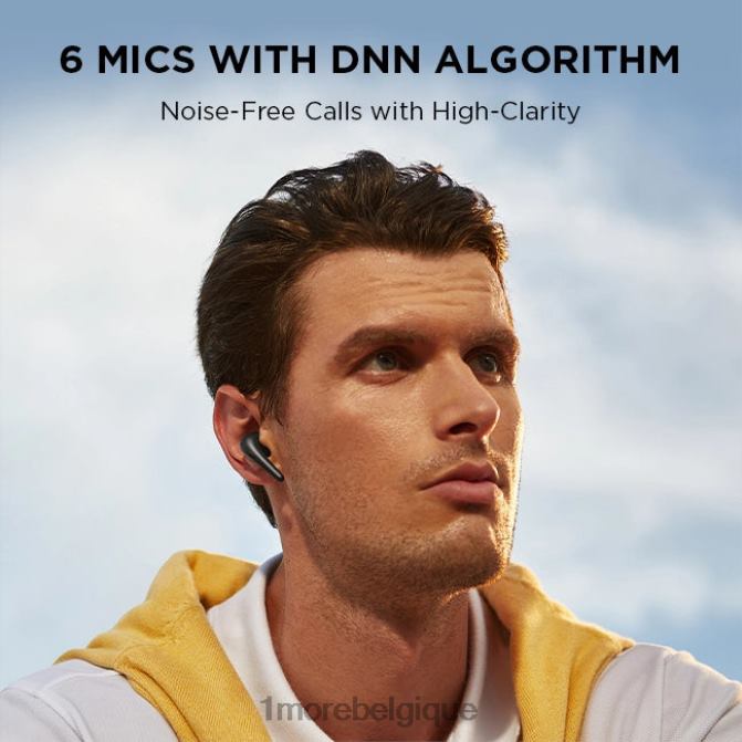 1MORE Casque Aero True Wireless à réduction de bruit active H8P6X17 blanc écouteurs